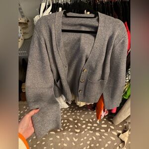 Amazon Gray Women's Cardigan Sweater